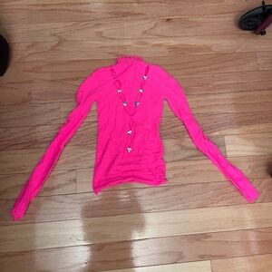 POSTER GIRL Theodora Top in Hot Pink, Size XS